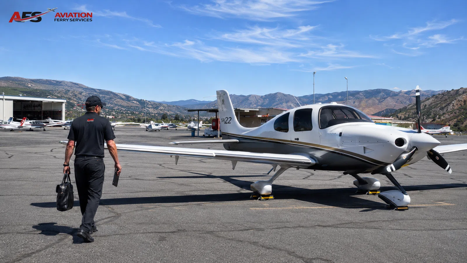 Aircraft planning and documentation materials.