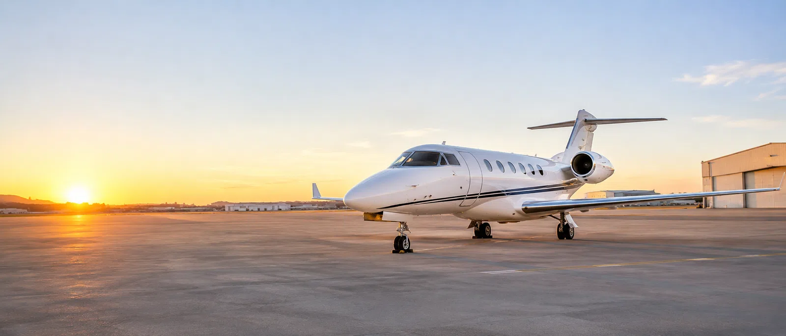 AFS aircraft photo — aircraft at sunset