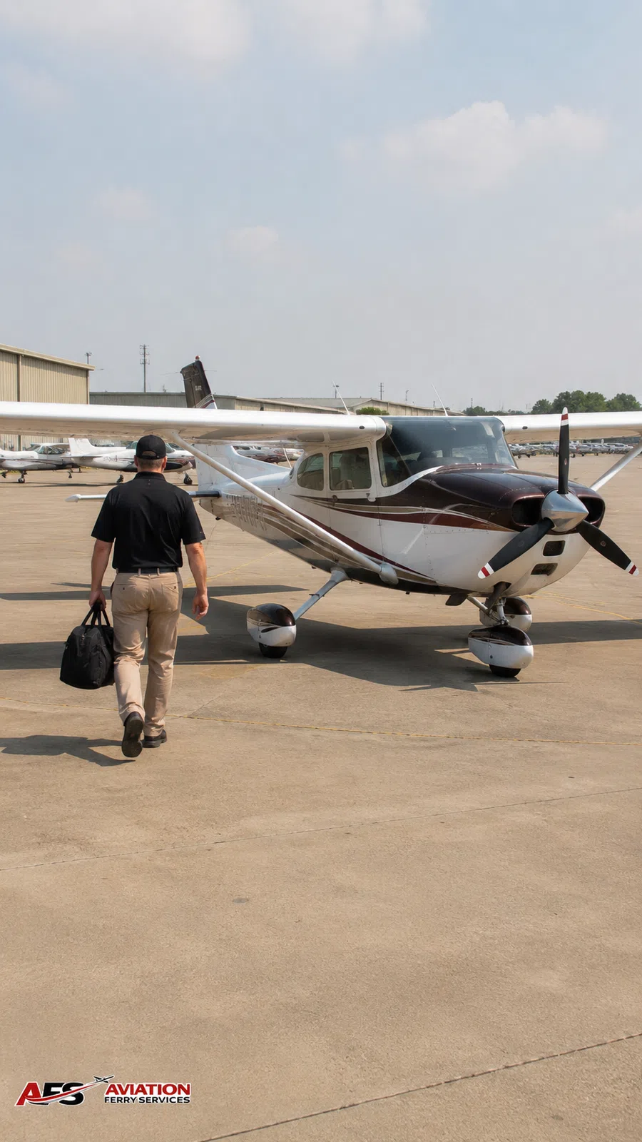 AFS aircraft photo — ramp aircraft portrait