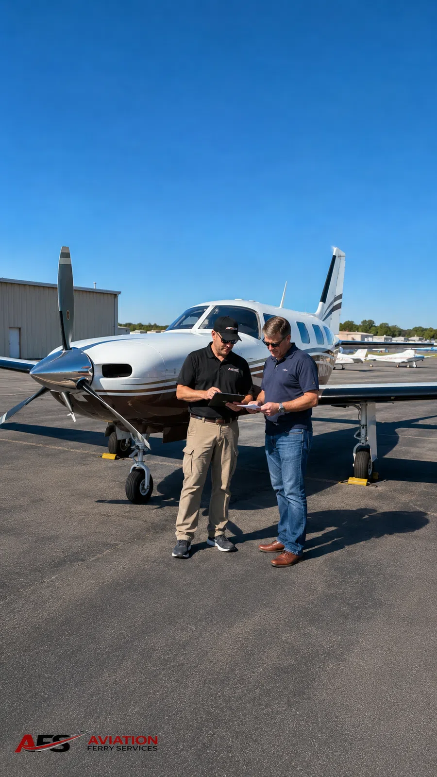 AFS aircraft photo — aircraft nose and propeller detail