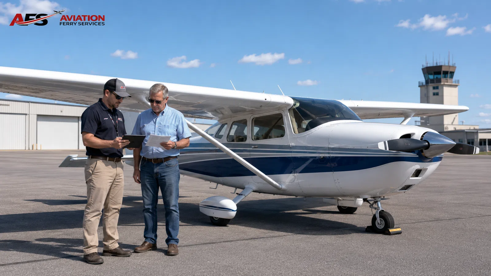 AFS aircraft photo — owner-assist aircraft handoff