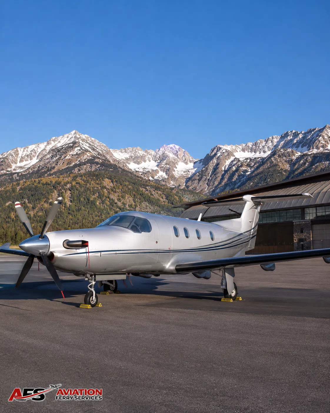 AFS aircraft photo — aircraft in mountain airport setting