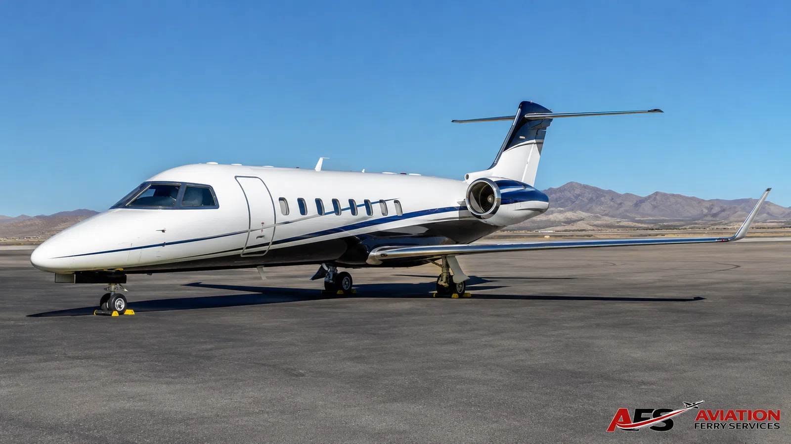 AFS aircraft photo — business jet on clear ramp