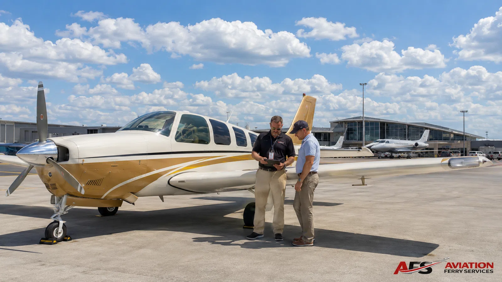 AFS aircraft photo — experimental aircraft handoff context