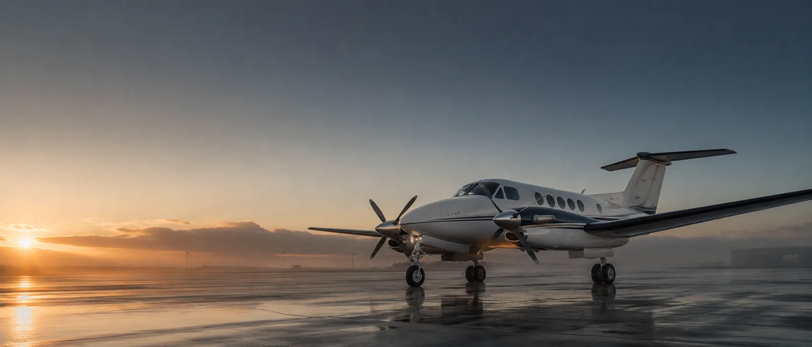 AFS aircraft photo — aircraft exterior at sunset
